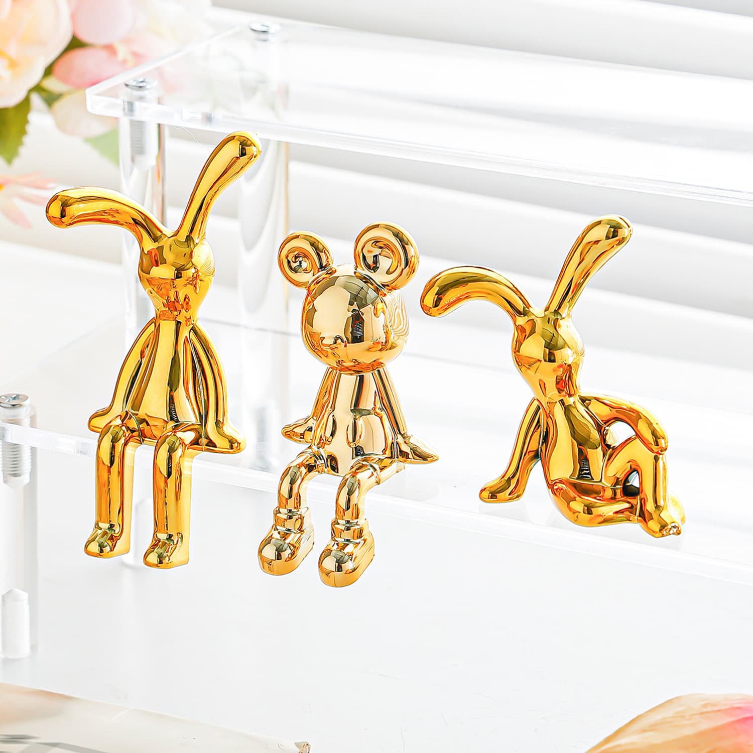 Luxury Creative Home Accessories Wholesale - Deer, Violent Bear, Space Rabbit Fruit Plate, Candy Box, Pot Lid Handle
