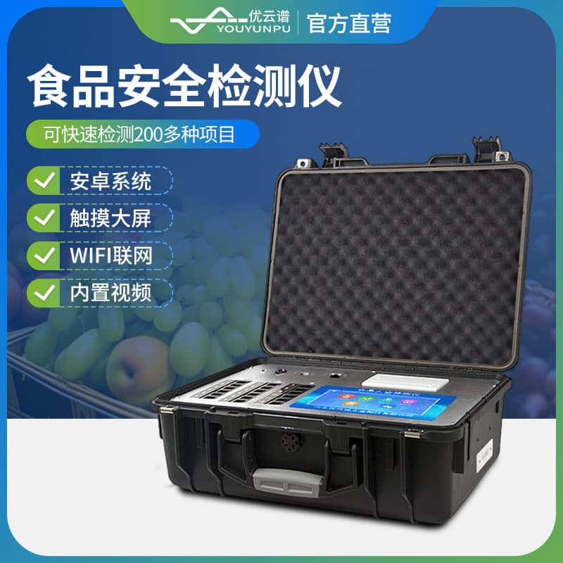 Portable Multi-Function Food Safety Detector for Rapid Testing of Pesticide Residues in Fruits, Vegetables, and Meat