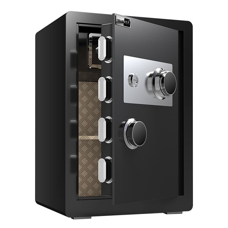 Onais Safe Mechanical Password Lock Office Home Use Small Security Box Anti-Theft Wall-Mounted Security Box Bedside Cabinet