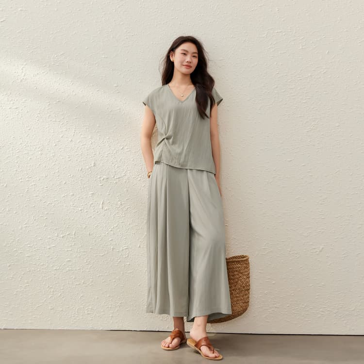 Mature and Elegant Loose-Fitting Slimming Versatile Two-Piece Set - Xianlixiu Plus Size Women's Summer New Arrival