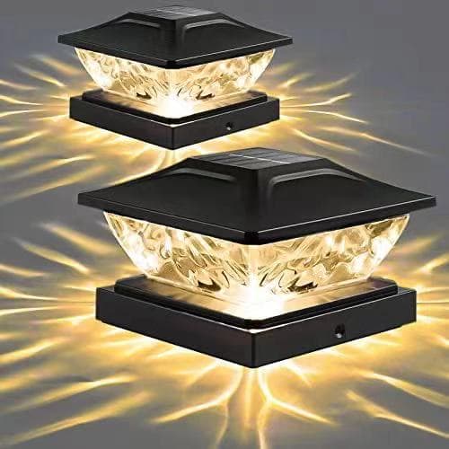 Solar Cap Light Outdoor Waterproof Garden Light Gate Post Light Courtyard Wall Pillar Light Villa Column Light