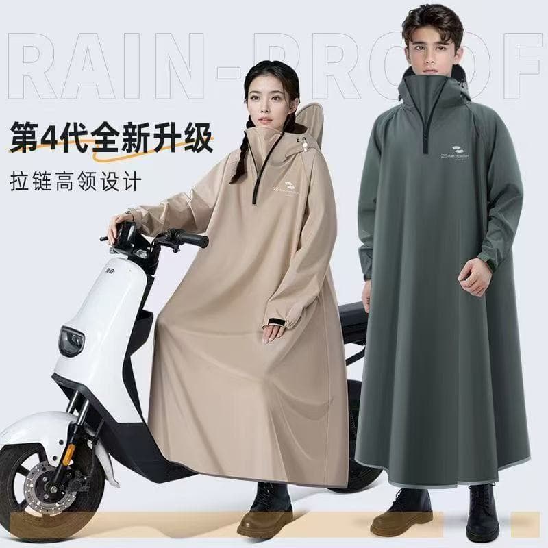 Raincoat electric car thickened and heavy rainproof all-in-one waterproof special poncho battery car for men and adults