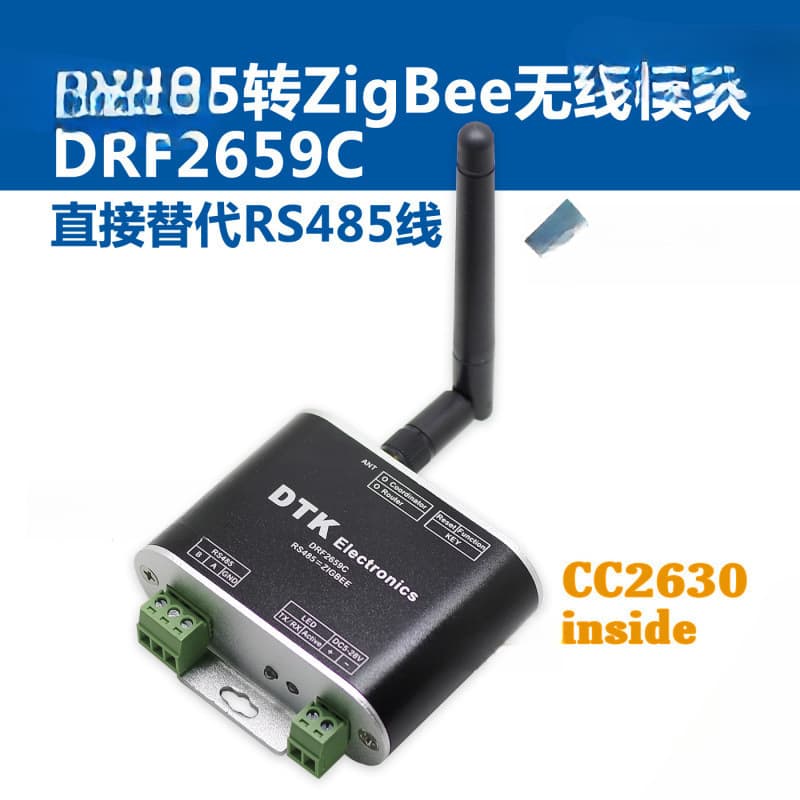 RS485 to ZigBee Wireless Module (1.6km Transmission | CC2630 Chip | Superior to CC2530) F2659C