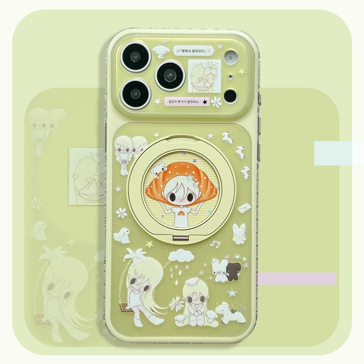Croissant bag last autumn suitable for iPhone17promax protective cover female cartoon Apple 16pro mobile phone case 15p available
