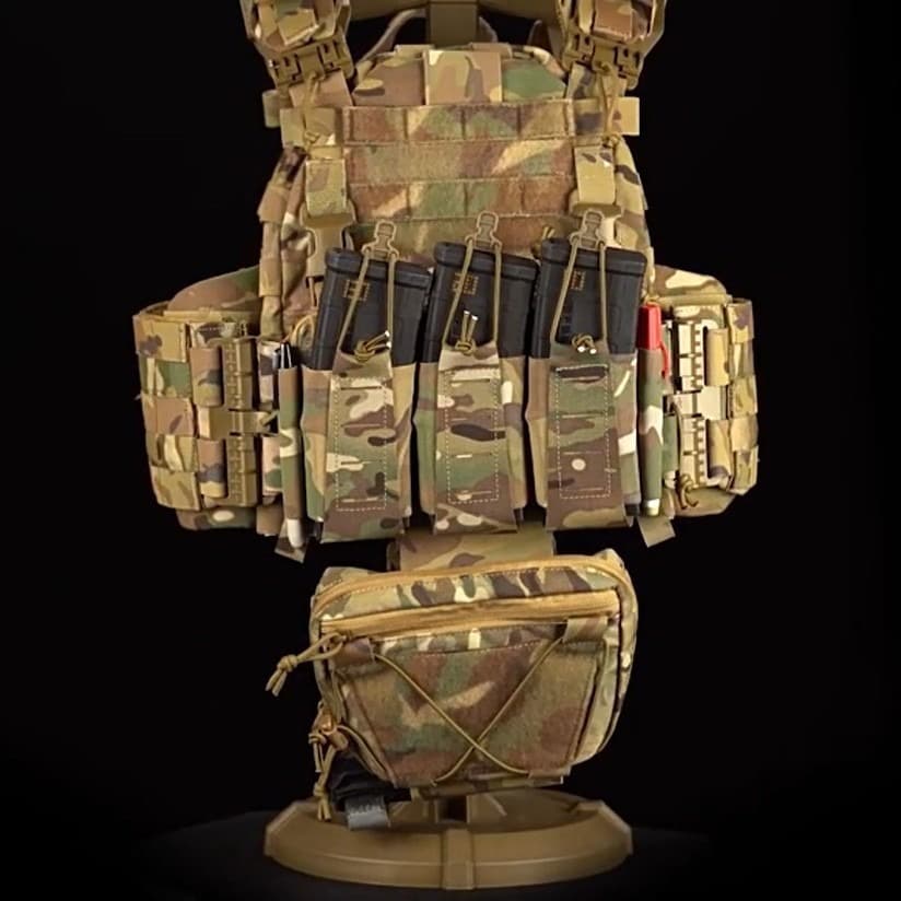 In Stock Tactical Vest Lower Abdomen Quick-Release Assault Tactical Under-Mount Bag Multi-Functional Dual-Use Current-Issue Shoulder Bag Wholesale