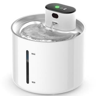 Cat Water Fountain Smart Rechargeable Automatic Fountain Pet Water Dispenser Stainless Steel Cat Dog Drinking Pet Supplies