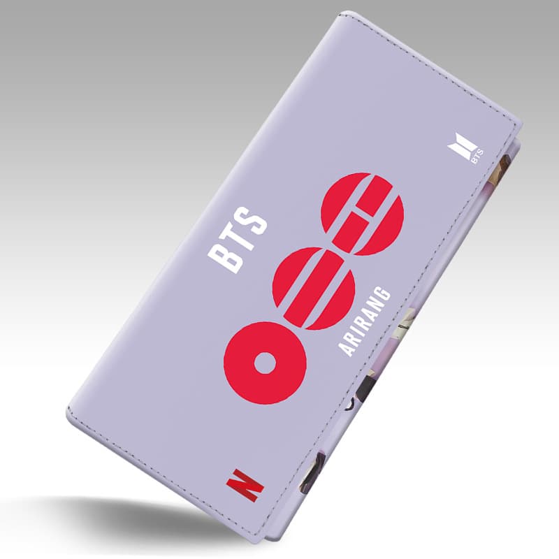 BTS New Album Student 3D Embossed Cross-Border Tri-Fold Coin Purse