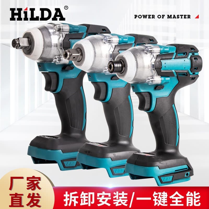 Brushless Electric Wrench Heavy Duty Impact Drill Electric Screwdriver Accessories Home Use Charging Screwdriver Set Impact Wrench