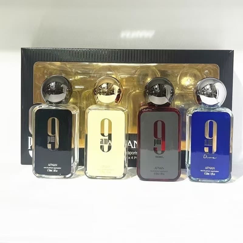 High-Quality Metal Cap AFNAN 9PM Perfume Gift Box Set Lattafa Cross-Border Bestseller Arabian Middle East