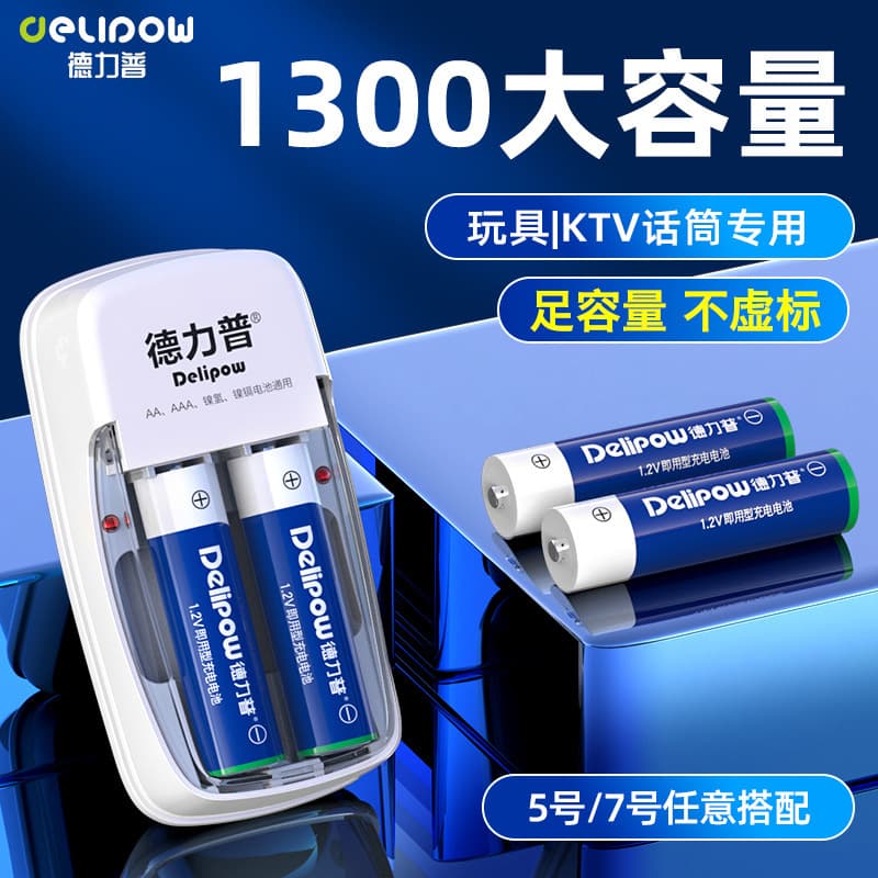 Delipu AA Rechargeable Battery AAA Set for Toys, Remote Controls, Microphones - AA Battery Wholesale