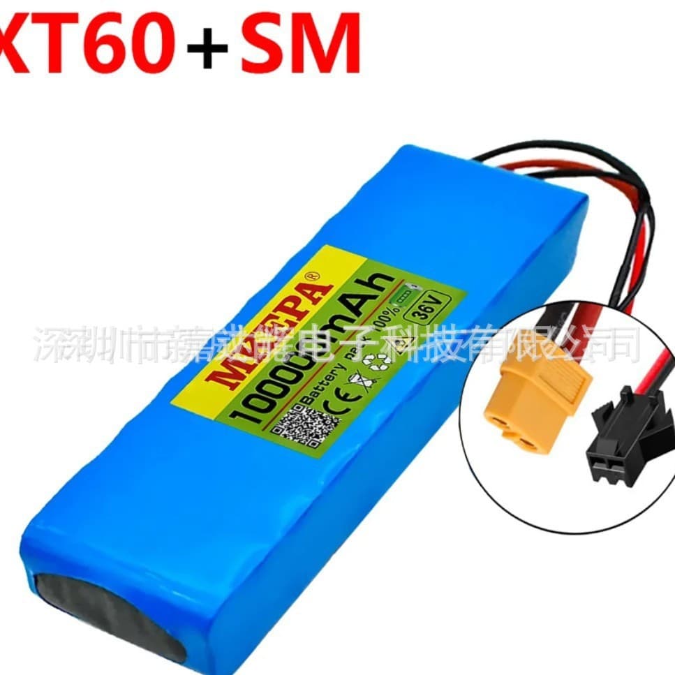 10S2P 36V 100000mAh 36V Electric Scooter Battery Lithium Battery 500W Electric Scooter Power