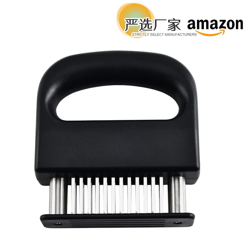 Stainless steel 48-needle tenderizer, tenderizer needles, ring-shaped steak tendon breaker, beef and chicken cutlet beating pricker