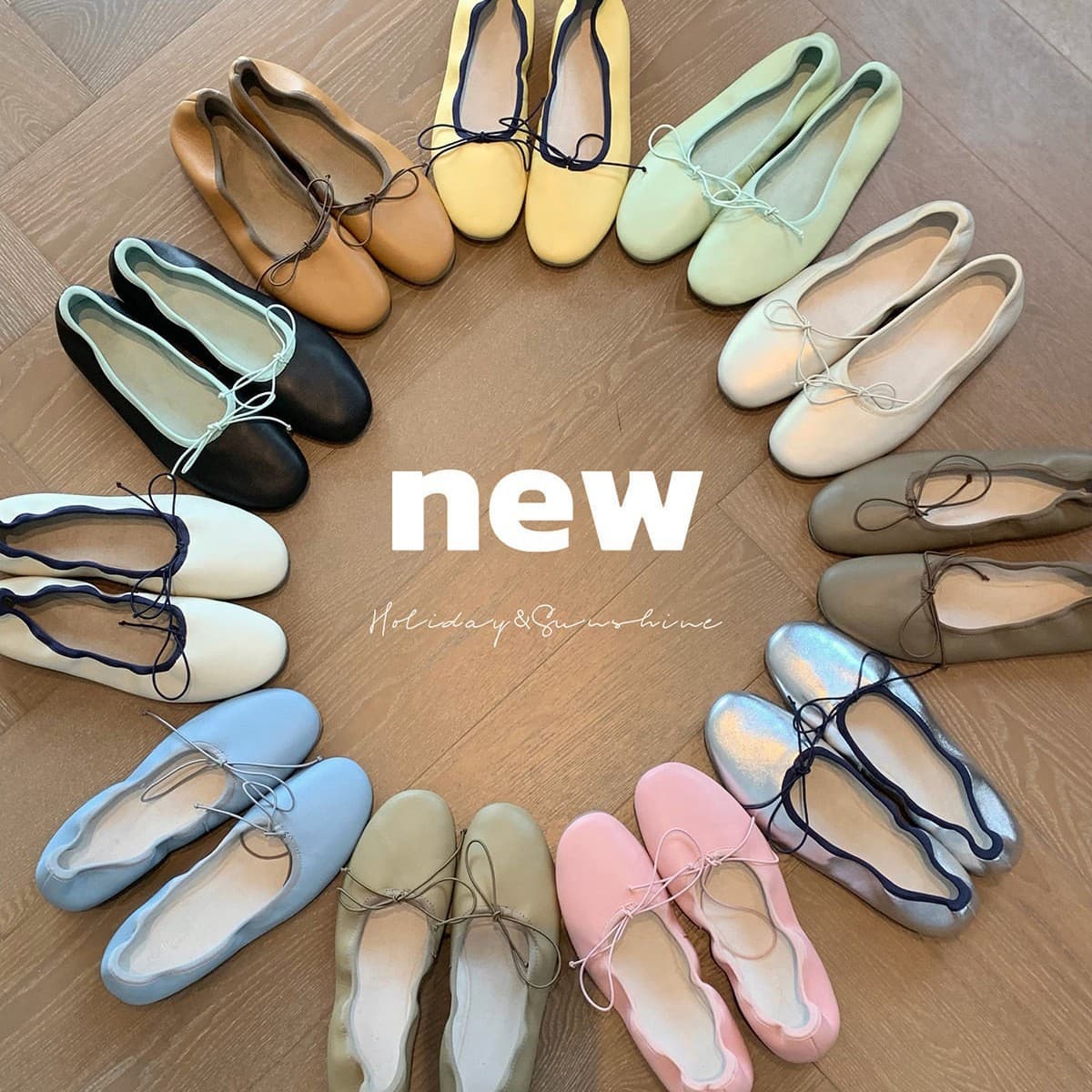 Grape Mom's Style: Bow-Tie Soft-Soled Flat Ballet Shoes, Women's Genuine Leather Spring Egg Roll Shoes
