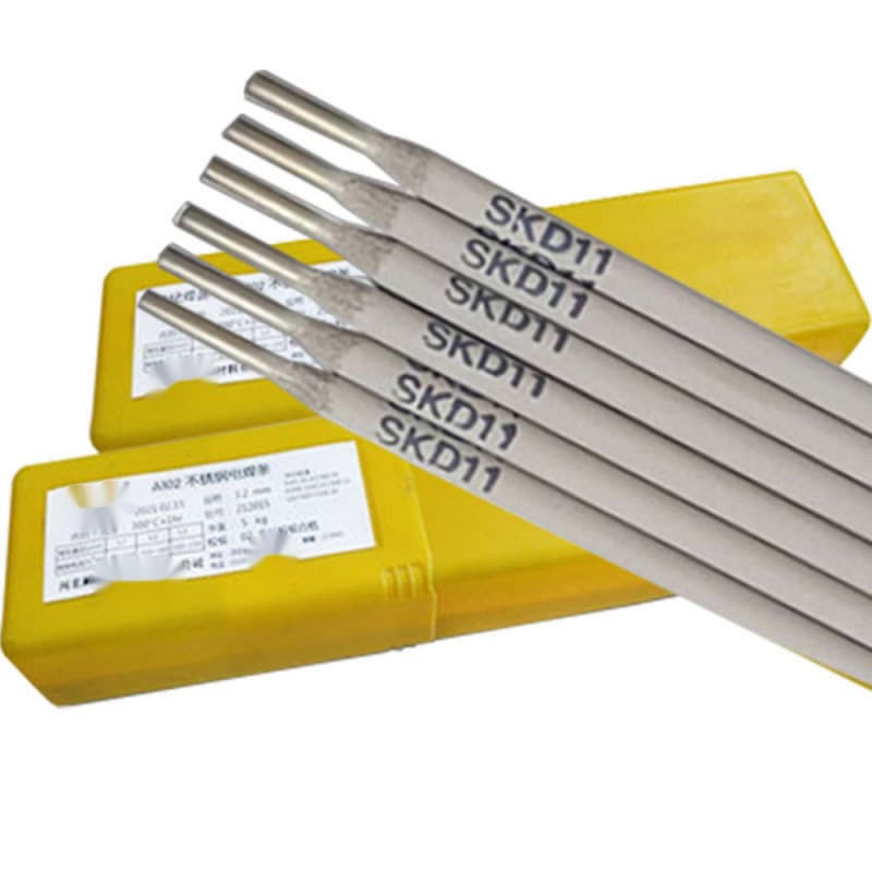H13SKD11 die overlay welding electrode; Cr12MoV45 carbon welding electrode; No. 7 steel die repair welding electrode.
