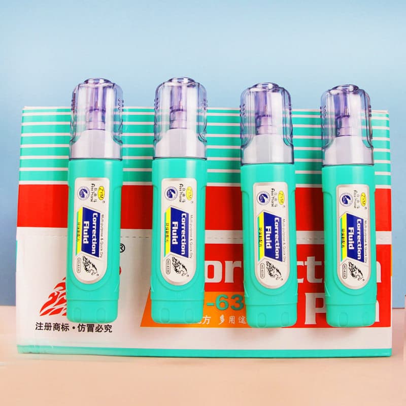 Free horse correction fluid iron head durable correction fluid stone special wood tile marble waterproof marking pen