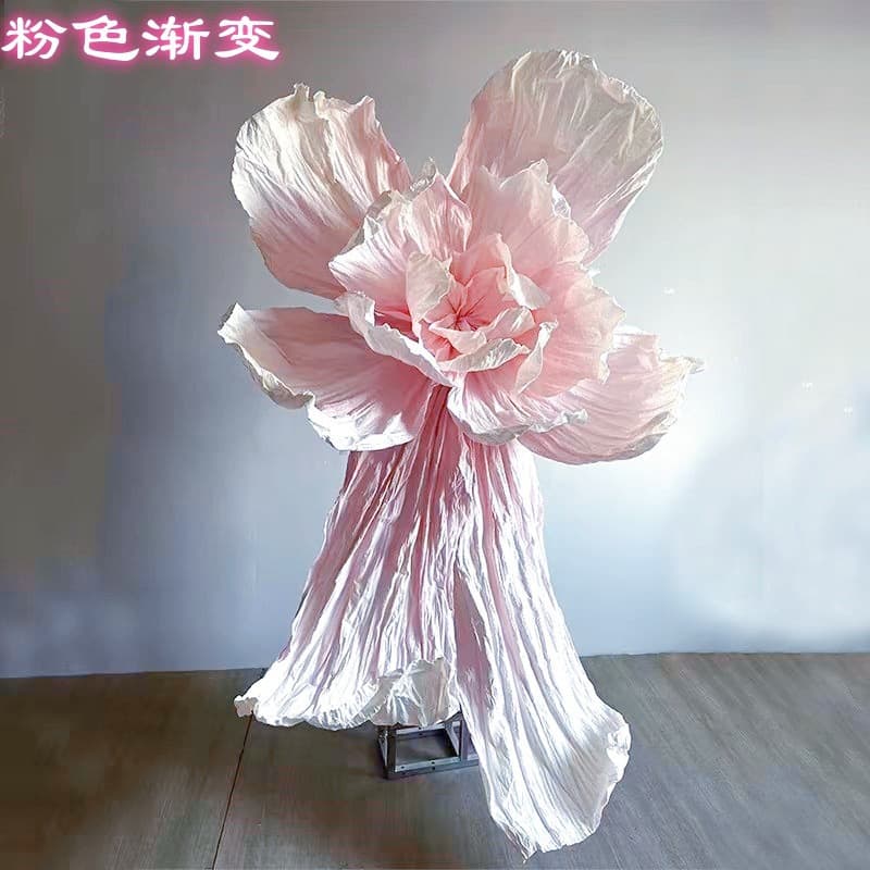 Large-Scale Simulated Handmade Paper Flowers for Wedding Arrangements, Home Decoration, Background Walls, and Beautiful Displays of Giant Silk Flowers