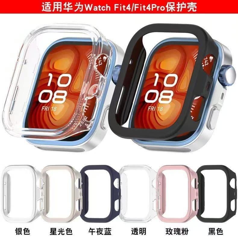 New product suitable for Huawei FIT4 half-pack hollow protective case Huawei FIT4 Pro PC watch protective case