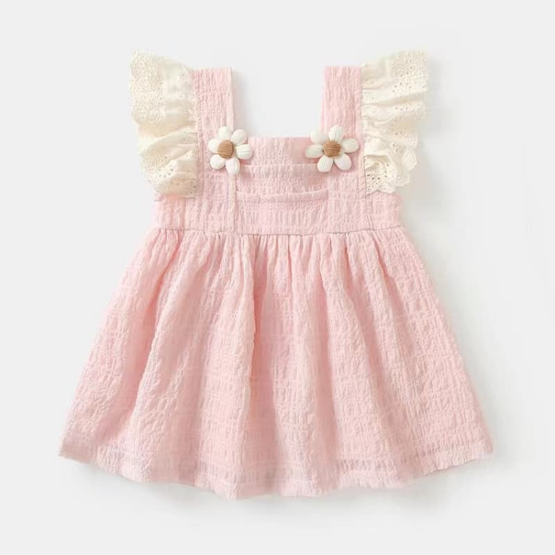 Girls' Summer Dress 2025 New Trendy Fashionable Princess Dress Baby Cute Sleeveless Dress