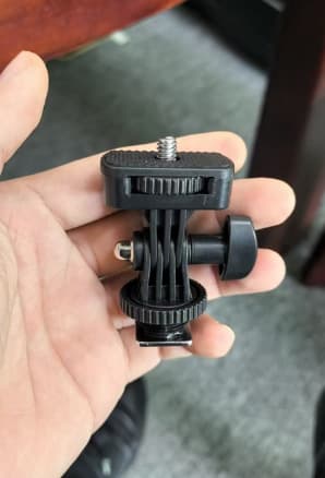 Cold Shoe Phone Clip Adapter Gimbal Mount Camera Hot Shoe Photography Fill Light Post Converter Base