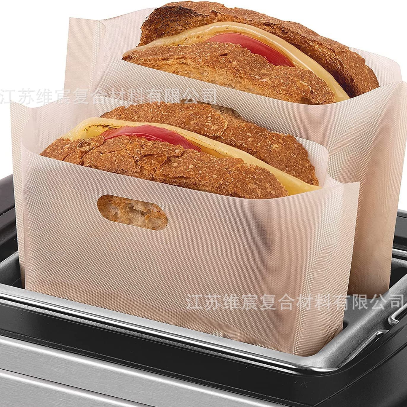 Factory Supply Bread Bag Teflon Baking Bread Bag High Temperature Non-Stick Toast Bag Sandwich Bag