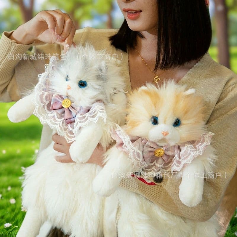 Ragdoll Cat Backpack Plush Toy Cartoon Cat Stuffed Animal Backpack Wholesale Cross-Border New Style Cute Plush Backpack