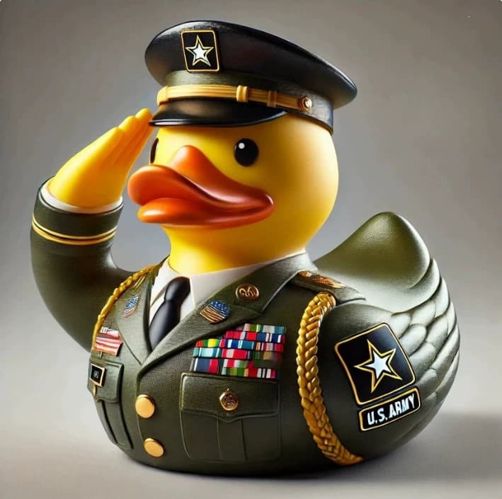 New Cross-Border Product Captain's Duck Cruising Duck Decorative Ornament Nautical Duck Captain Art