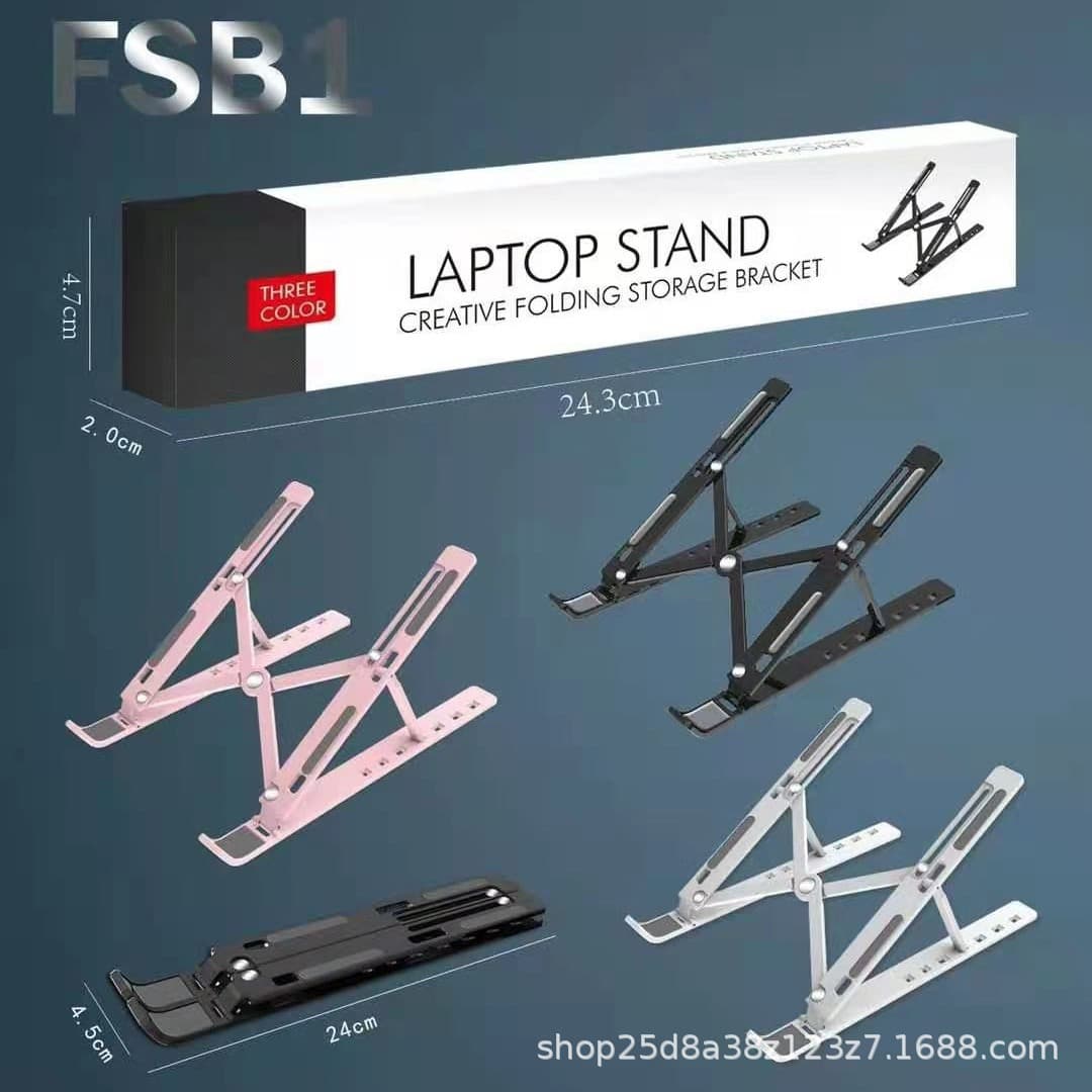 Cross-border Trade N3 Plastic 10-Level Laptop Stand Computer Stand Foldable Portable Heightening Stand