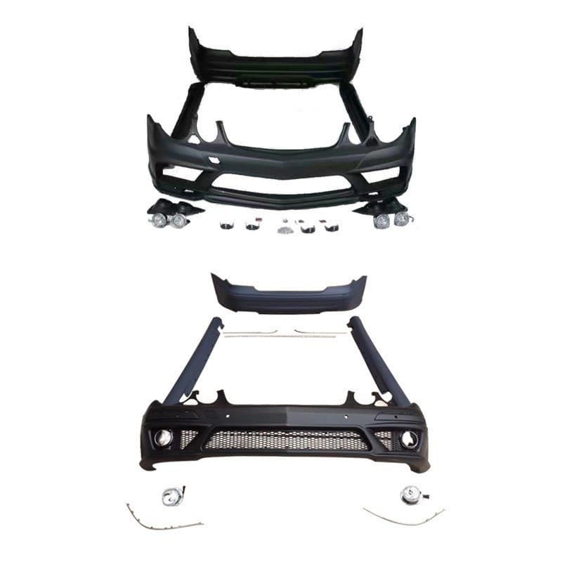 For Mercedes-Benz E-Class W211 E63 AMG body kit conversion E280 E350 E300 bumper WLAD front and rear bumper
