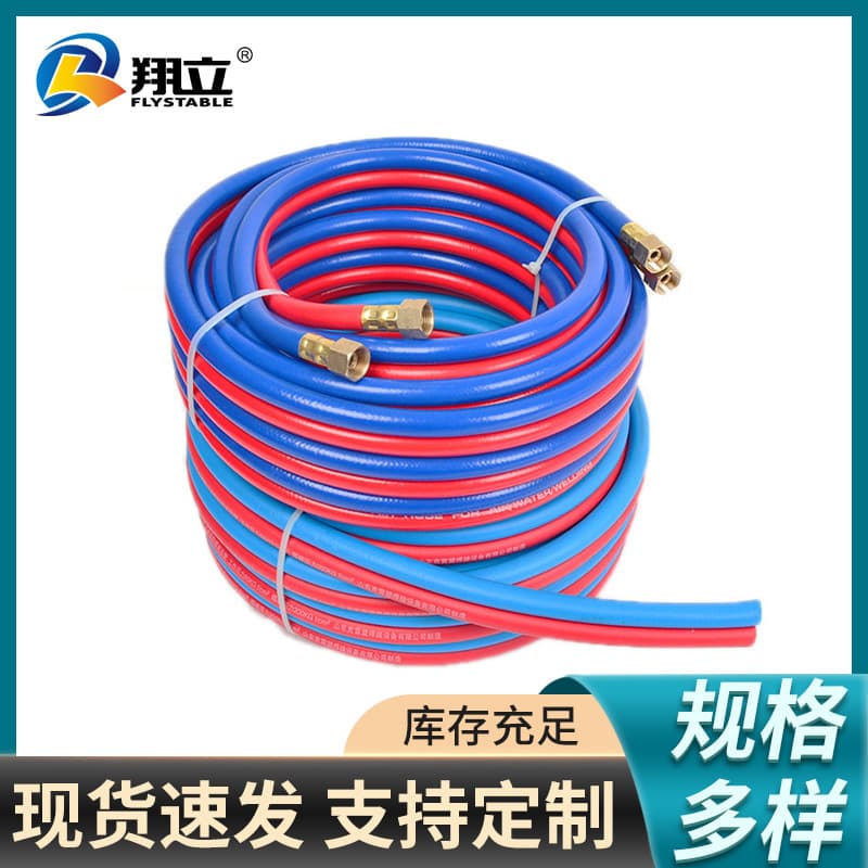 High Pressure Resistant Cold Tolerant Transparent Welding Cutting Oxygen Acetylene Pipe Fused Tube PVC Soft Tube for Electric Arc Welding