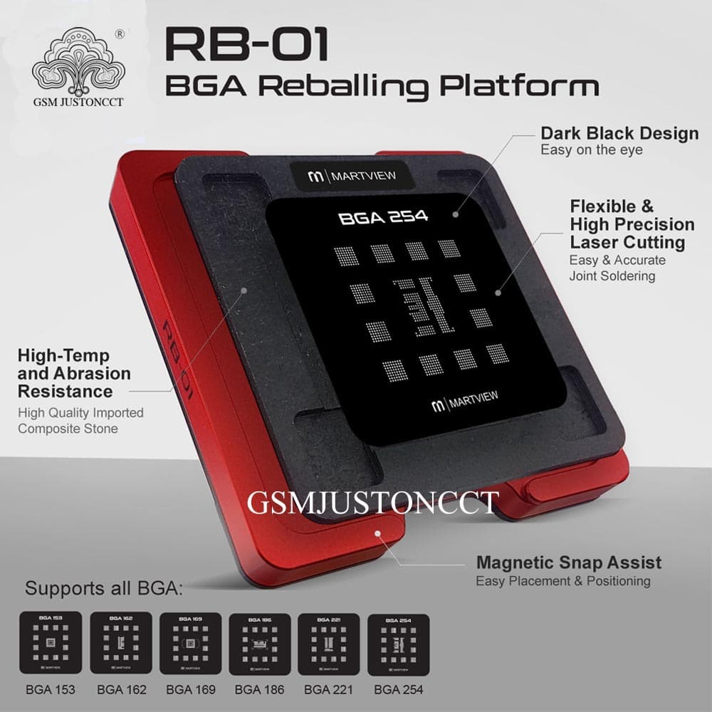 RB-01BGA Reballing Platform Stencil Tin Net Full Set
