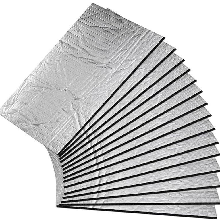 10/12/20 Pieces Car Heat Insulation Pad 250 x 180 x 5 mm, Heat and Sound Insulation Board, Cross-border