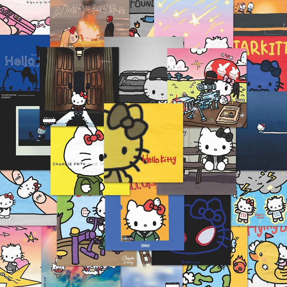 160 KT Album Cover Stickers Creative Ins Style DIY Phone Case Water Cup Decoration Stickers
