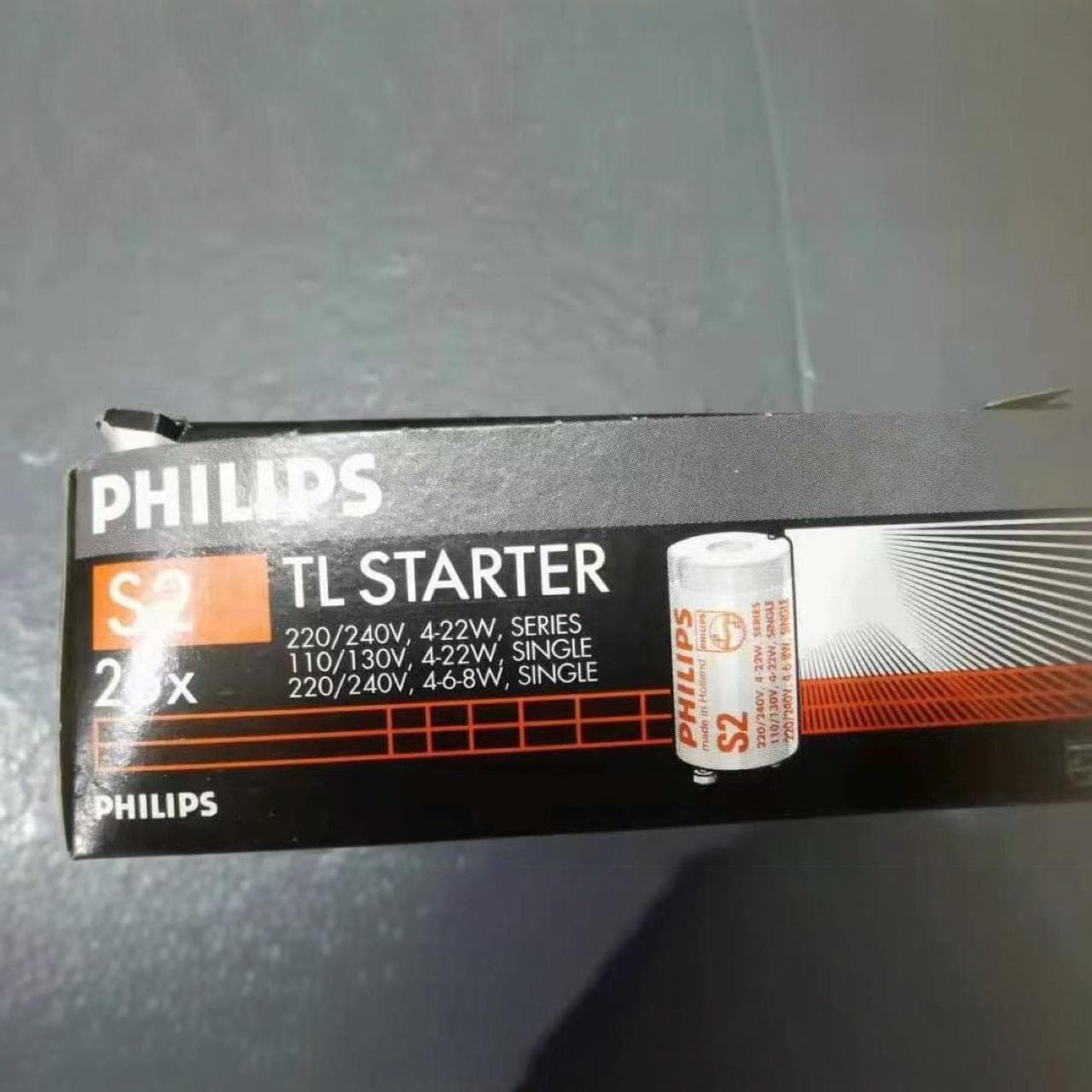 Philips Glow Starter S2 Clearance Sale for Fluorescent Lamp Starters