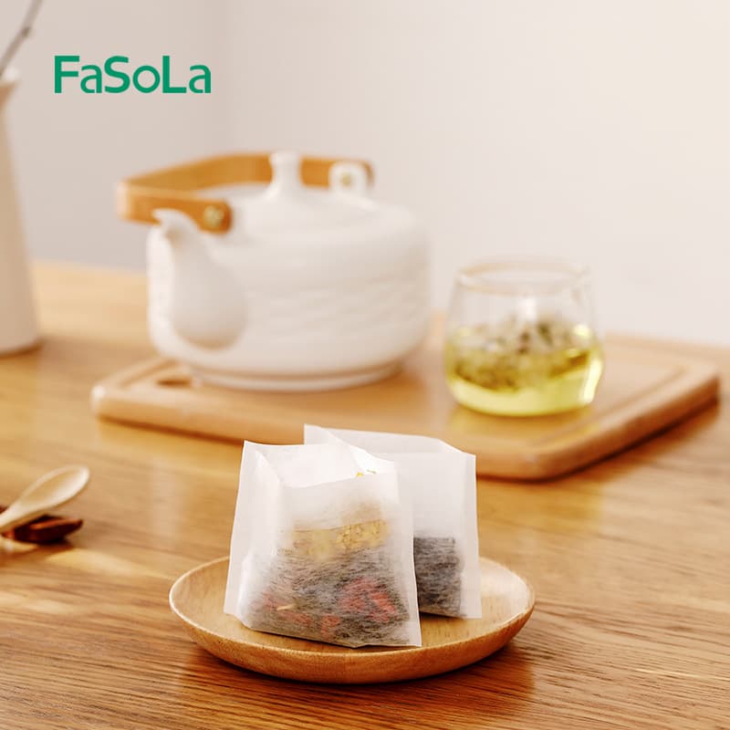 Fasola Household Disposable Corn Fiber Reflex-Drawed Tea Bag Tea Filter Bag Empty Tea Bag