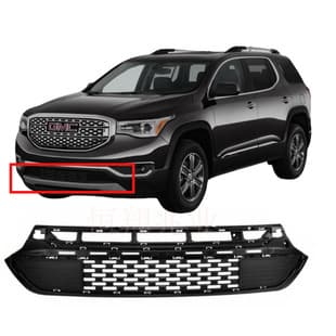 Fits 2017-2019 GMC Acadia Front Bumper Lower Grille 23464008