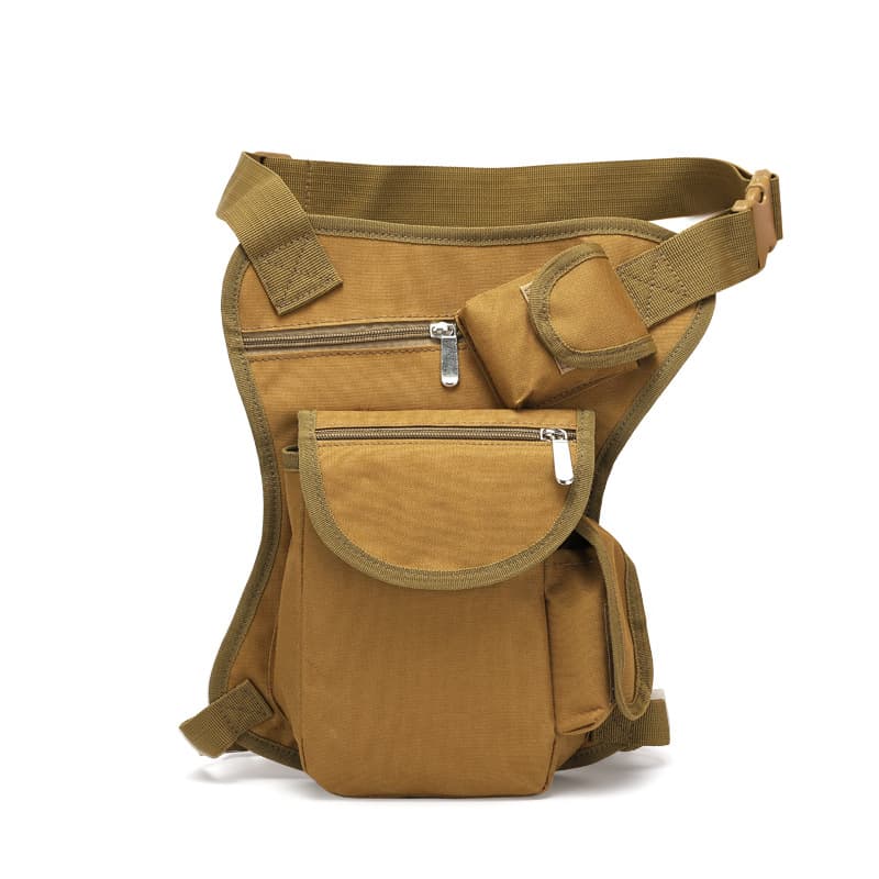 New Camouflage Tactical Leg Bag for Outdoor Training, Camping Small Waist Pack, Hiking Cycling Multi-functional Waterproof Fanny Pack