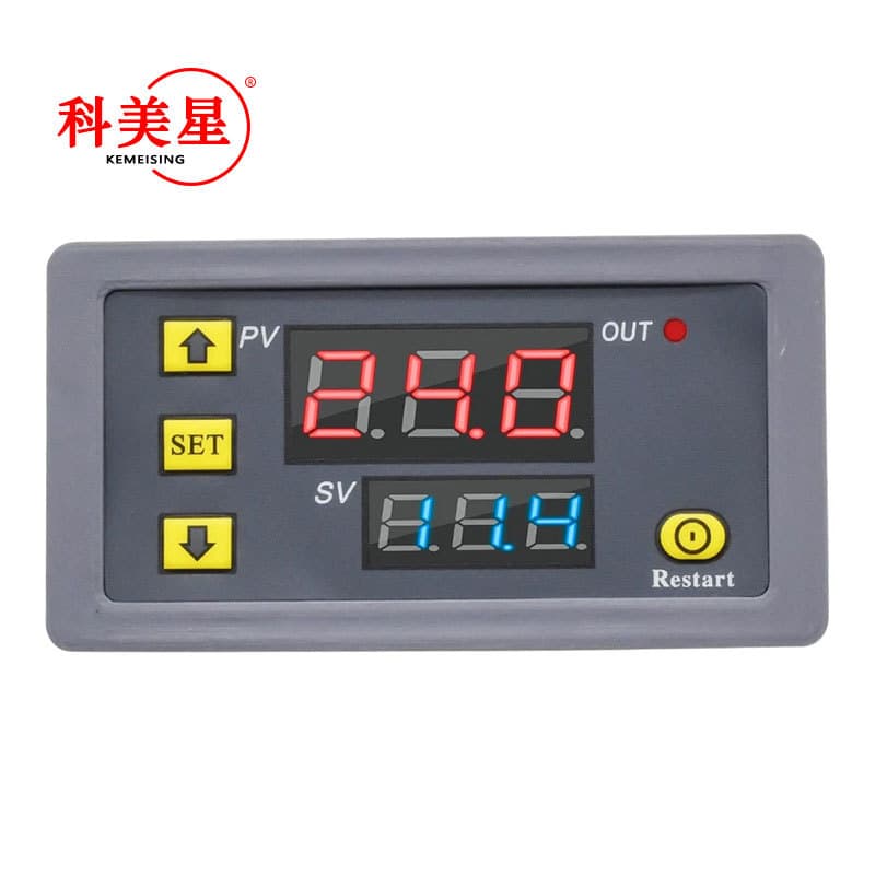 220V delay timer T3230 infinite loop dual digital display time relay module.