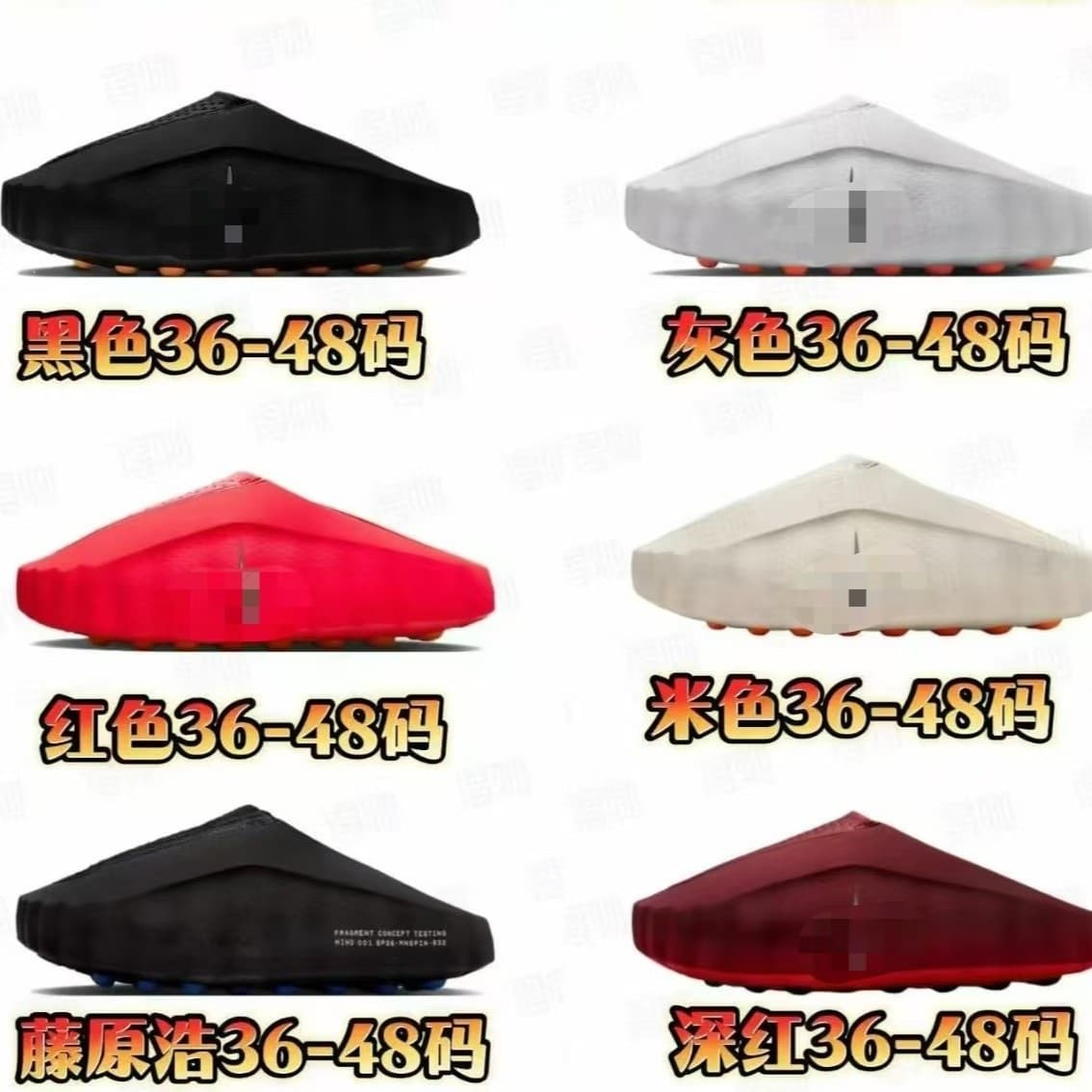 Putian Pure Original Mind001 Unisex Closed-Toe Slippers Breathable Thick-Soled Sports Slippers Outdoor Casual Shoes