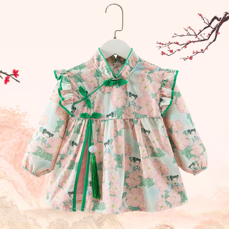 New Baby Smock for Girls Waterproof Bib Infant Feeding Bib Autumn Winter Children Outerwear Anti-Dirt Skirt-Style Apron