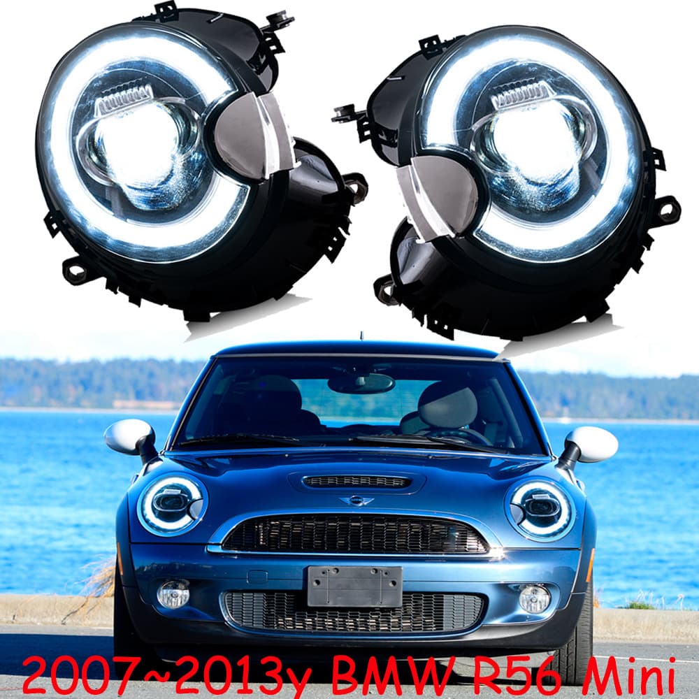 For BMW Mini R56 Headlight Full LED Daytime Running Light 2007-2013