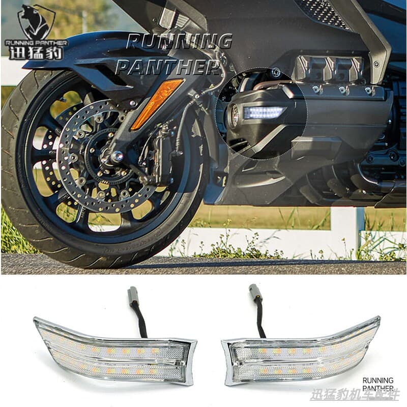 Fog Light Auxiliary Light LED Turn Signal for Honda Goldwing GL1800 F6B Modification