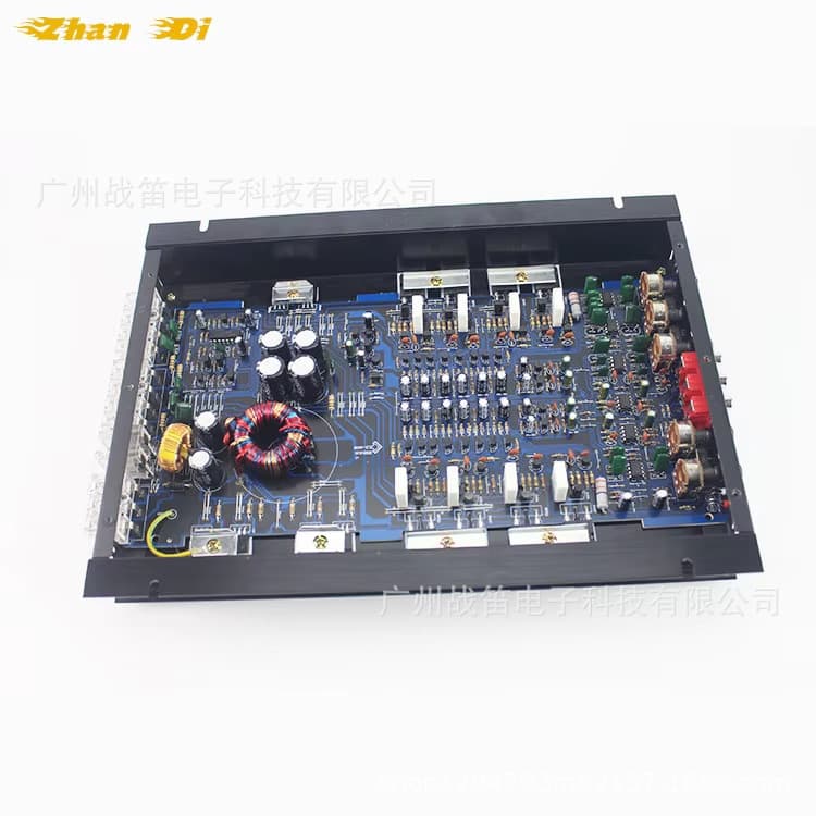 Car Audio High-Power Class AB 4-Channel Amplifier 5800W for Sound System Upgrade