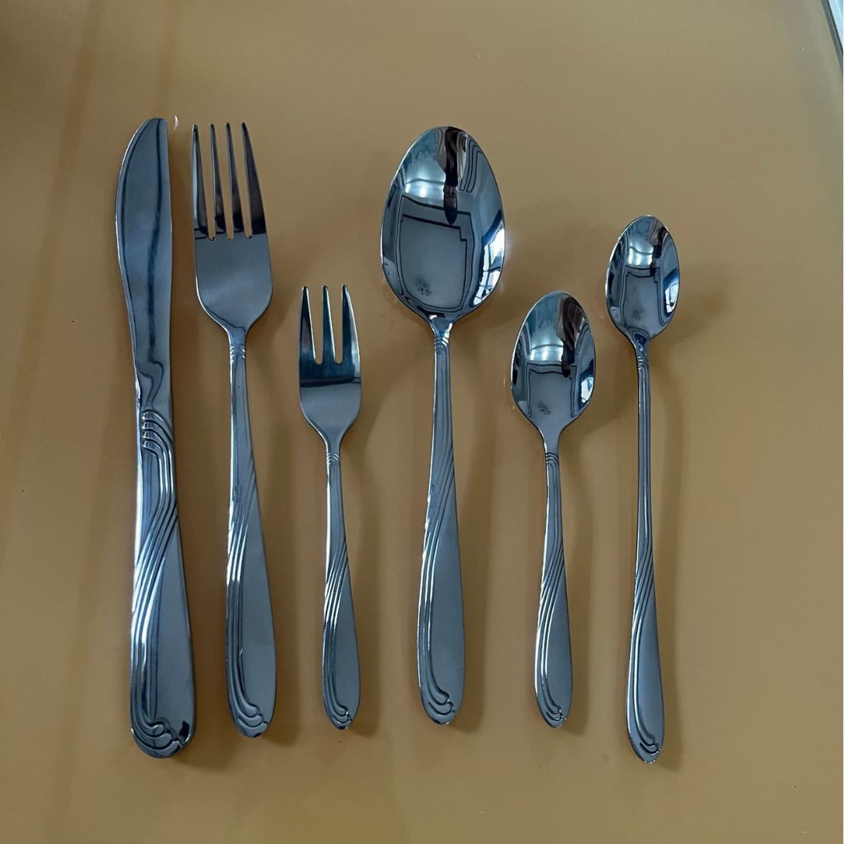 Cross-border Stainless Steel Knife Fork Spoon Hotel Steak Knife Dinner Fork Dinner Spoon Salad Fork Spoon Wholesale High-end European Style Dubai