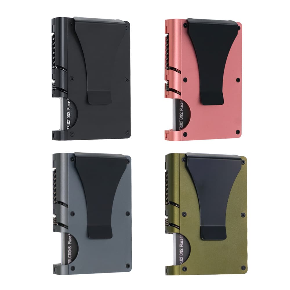 Cross-border carbon fiber wallet card holder, card holder, anti-theft card holder for men and women, thin, portable and multi-card