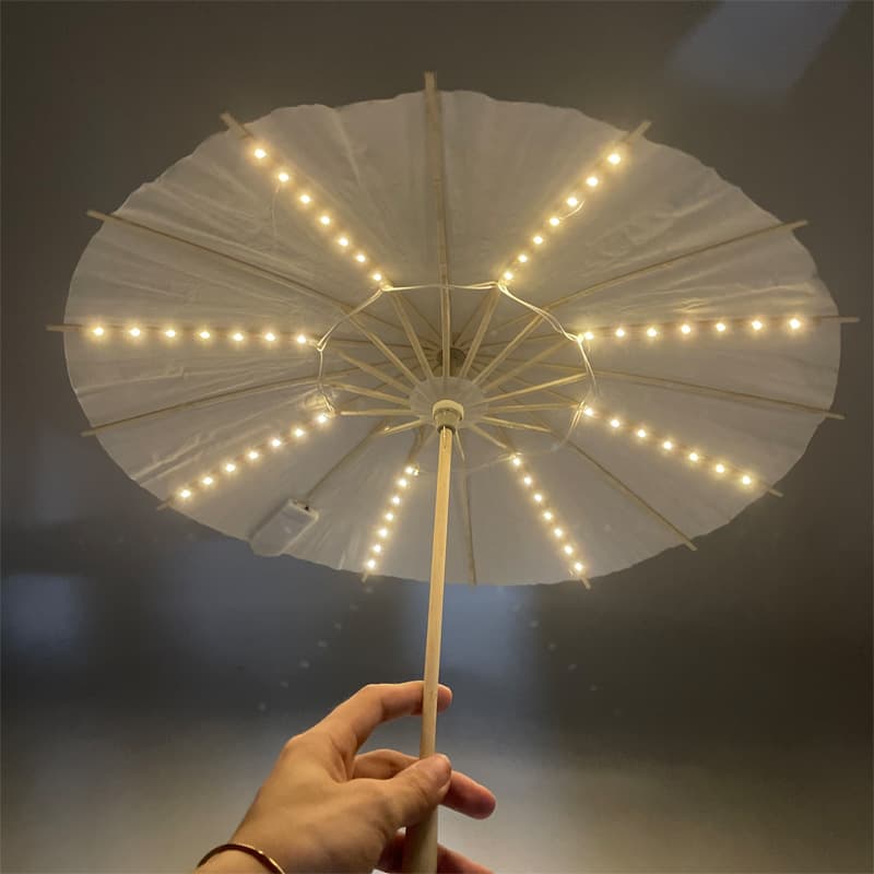 DIY paper umbrella, handmade painting umbrella, kindergarten style, creative children's hand-painted umbrella, graffiti umbrella, LED light-up blank oil umbrella