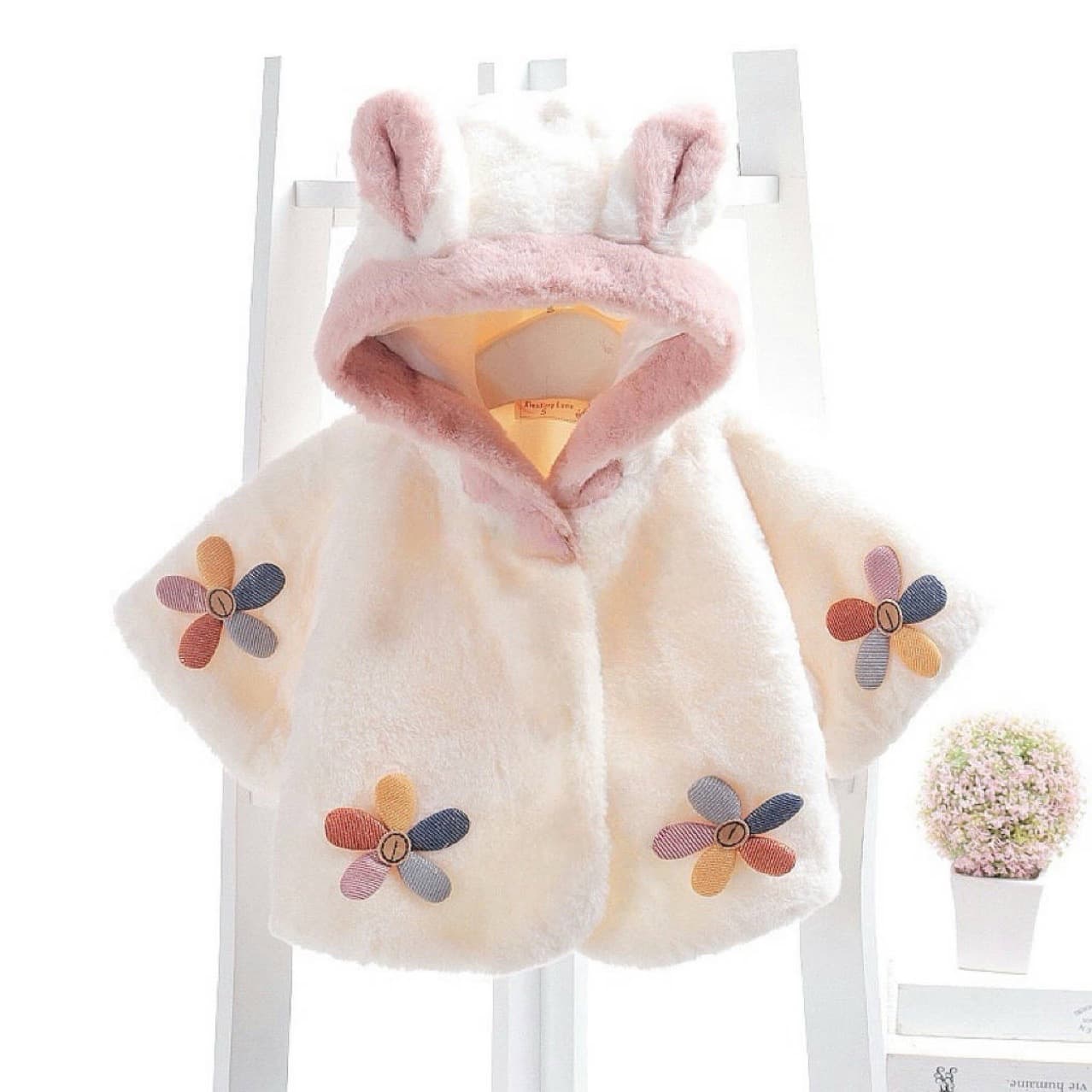 Baby cape/cloak for 0-1-2-3 year old girls, autumn and winter thick coat, shawl, sweater, export children's clothing