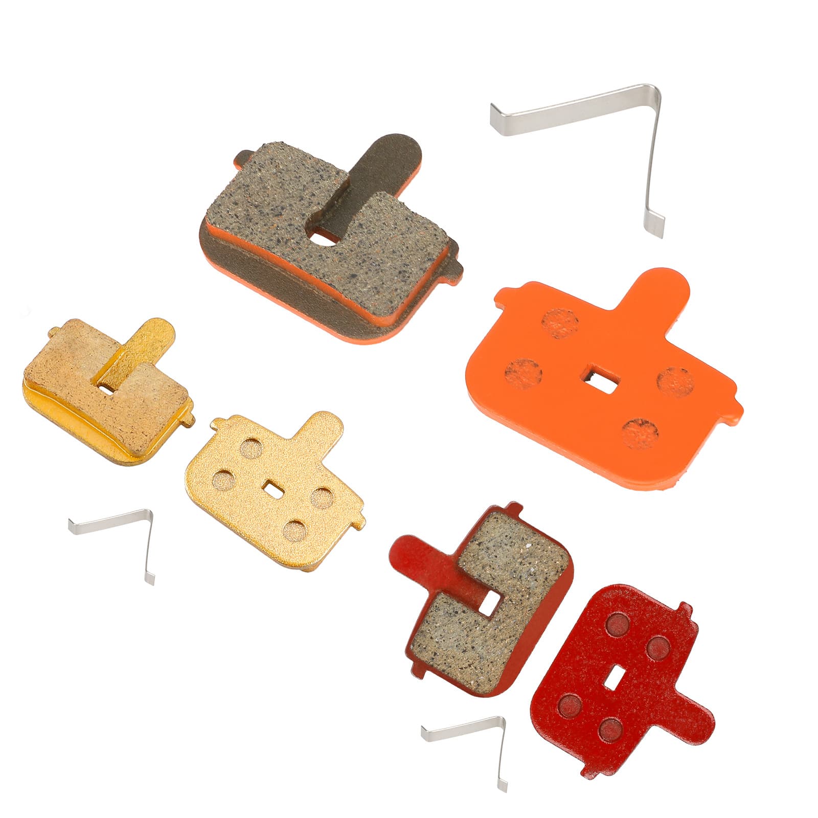 Rectangular hollow all-metal brake pads suitable for Kugoo G-booster TONGLI