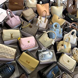 New Women's Bag Surplus Stock Original Packaging Full Lot Mixed Styles Women's Single Shoulder Crossbody Bag Foreign Trade Live Stream Supply Wholesale