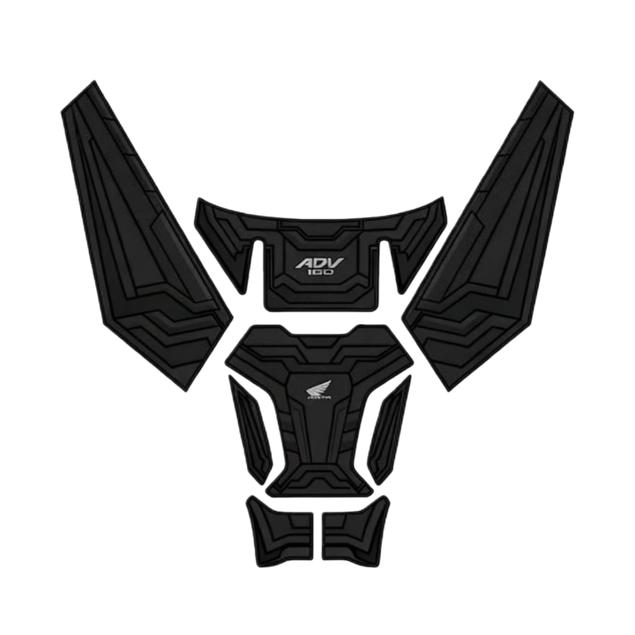Compatible with Honda 2022-2024 ADV160 Motorcycle Modified Rubber Decorative Sticker Fuel Tank Pad