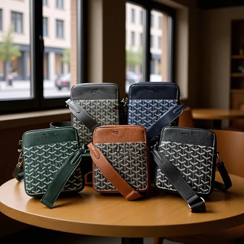 New Foreign Trade PU Messenger Shoulder Bag Crossbody Bag Streetwear Workwear Casual Bag Men's Shoulder Bag Unisex Bag Wholesale